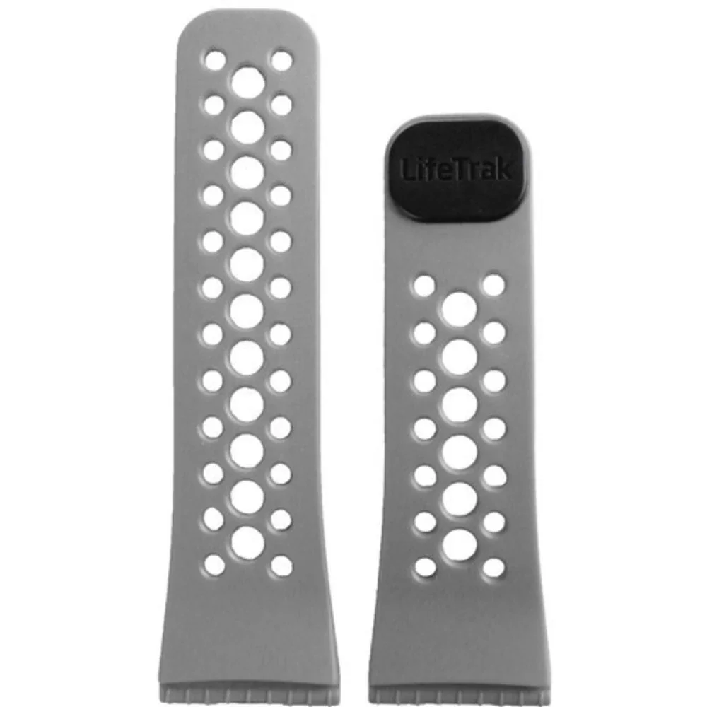LifeTrak Comfort Fit Band Gray Fitness Tracker Watch Strap One Size New